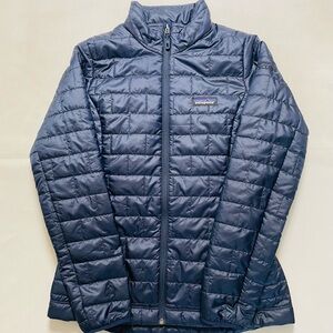 PATAGONIA Primaloft Nano Puff Blue Jacket Women’s Size XS